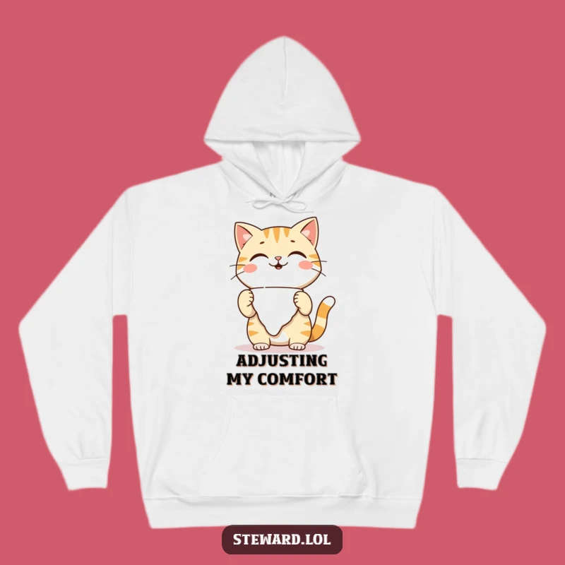 Funny Cat Waiter Hoodie: Cozy Up with Feline Hospitality