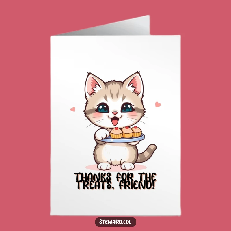 Free Printable Thank You Card: Kitten's Gratitude Service! Hilarious Downloadable for Your Thanks