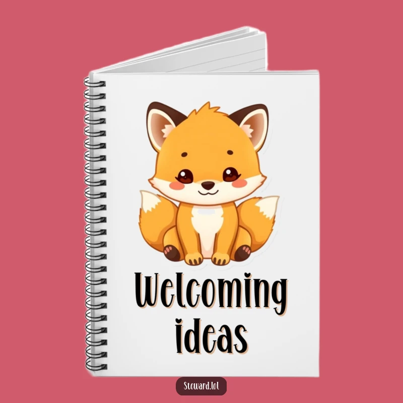 Funny Fox Notebook: Welcoming Cub Journal - Friendly & Practical Funny Gift!